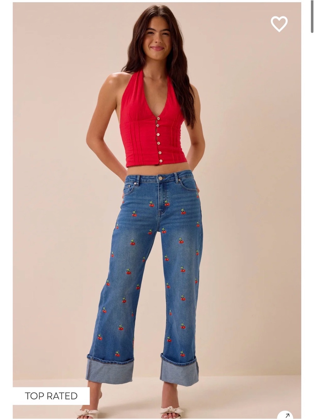 Alter’d Bella Embroidered Jeans